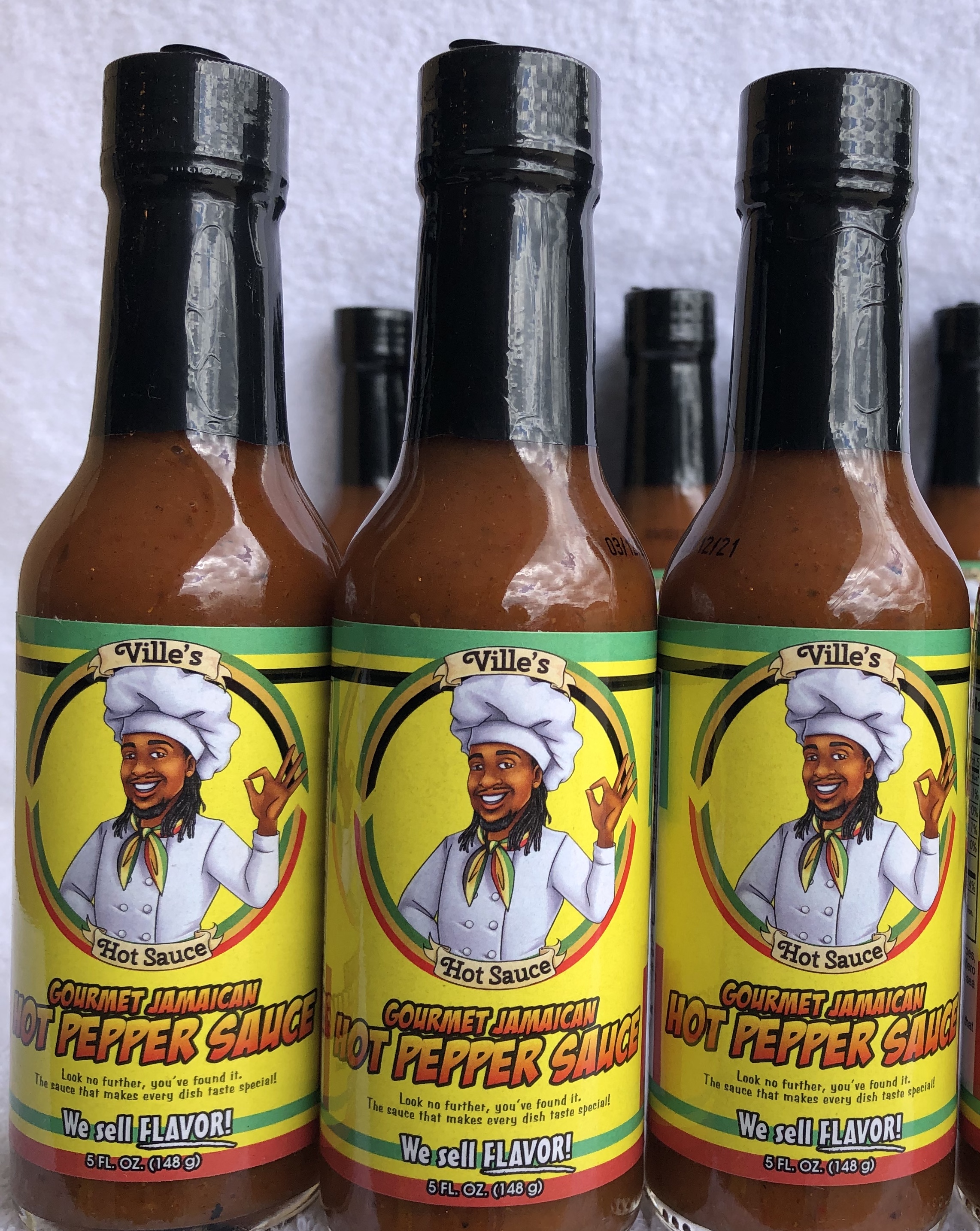 Ville's ORIGINAL Hot Pepper Sauce (1/2 Case)